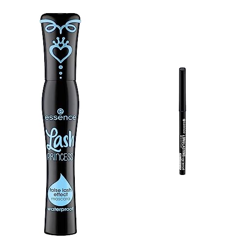 Essence Maquillaje Para Los Ojos Essence Ojos Mascara Waterproff False Lash Effect 920724-1 unidad & Eye Pencil Longlasting lápiz de ojos 01 Black Fever