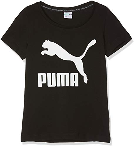 Preisvergleich Produktbild PUMA Mädchen Classics Logo Tee G T-Shirt, Cotton Black, 140