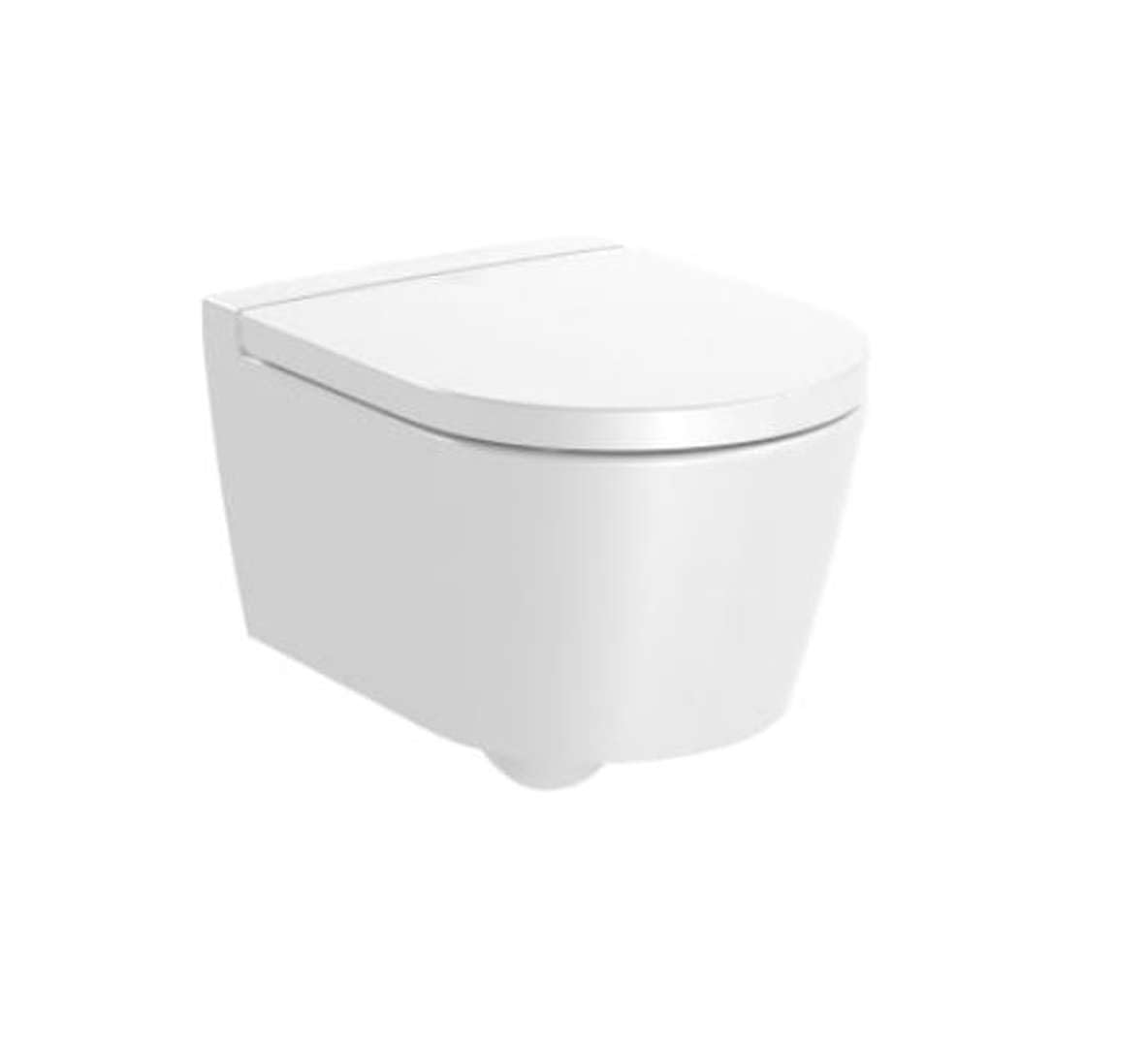 Roca,INSPIRA,ROUND - Taza suspendida compacta Rimless con salida horizontal,Blanco,370mm x 480mm x 440mm,A346528000