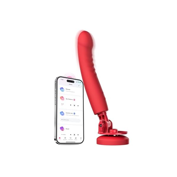 LOVENSE Mission 2 Dildo-Machine, verstellbarer 180°-Saugnapf-Dildo, sex spielzeug für die frau, starke G-Punkt Vibratoren & Berührungssinn, automatisches sex spielzeug für die paare,vibration für frau