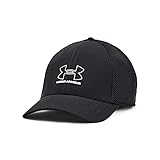 Under Armour Mens Caps Men's Ua Iso-Chill Driver Mesh Cap, Black, 1369804-001, S/M