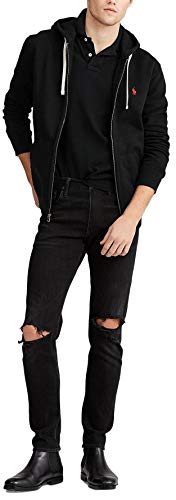 Image of Polo Ralph Lauren Classic Full-Zip Fleece Hooded Sweatshirt - M - Black