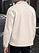 Men's Lapel Woolen Blend Business Jacket Fashion Leisure Sports Coat Trendy Casual Button Up Long Sleeve Jackets (Apricot,Large)