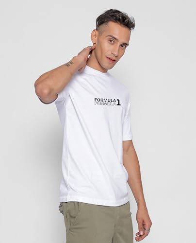 Image of Unisex Cotton T-Shirt from ula 1 Supercar Speed Graphic Print Oversized Fit