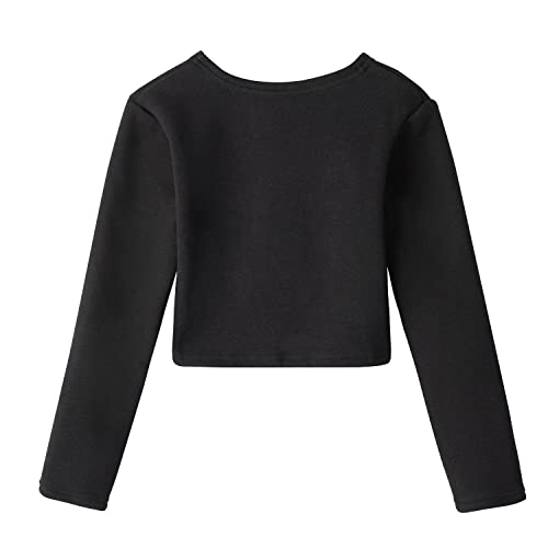 Image of Lisianthus Girls' Classic Thick Ballet Long Sleeve Wrap Top