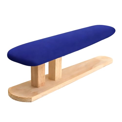 2026 Upgrade Portable Ironing Board Padded Long&Chest Tailor Ironing Board&Short Sleeve with Wooden Base for Daily Tailor Ironing Household Laundry Rooms Travel Use(Blue)
