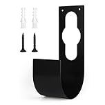 KINGLAKE Expandable Garden Hose Pipe Hanger Holder, Wall Mounted Metal Hosepipe Reel Hanger Tap Bracket with Screws