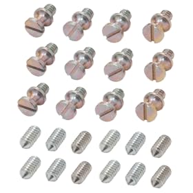 Jackson 30SBPKG Panic Shoulder Bolt and Set Screw Package for Mounting Jackson 10 Series and 20 Series Exit Devices to Aluminum Storefront Doors - pack of 12