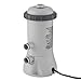 Intex 1000 GPH Easy Set Pool Filter Pump System with GFCI for Above Ground Swimming Pools with Type A & C Filter Cartridge Replacements, (6 Pack)