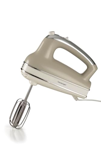 Ariete Vintage, Multifunktions-Handmixer 1548, 5 Geschwindigkeiten, Turbo-Funktion, 2...