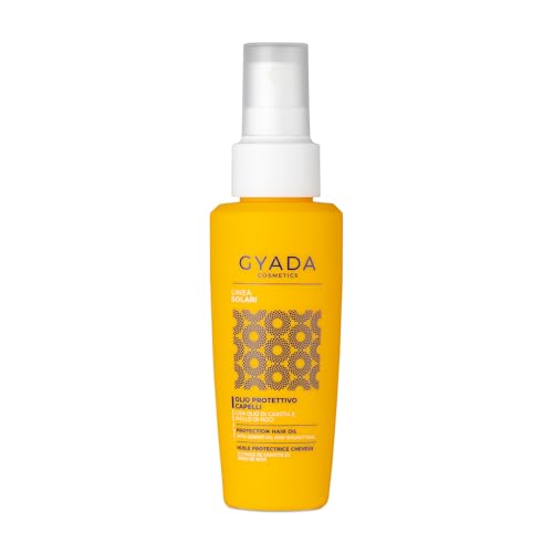 GYADA COSMETICS, Sonnenschutzöl für das Haar, repariert und schützt das Haar vor Schäden durch Sonneneinstrahlung, auf Basis von Walnussschale, Karottenöl, 100 ml