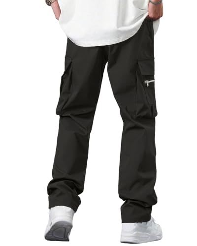 Image of Noble Monk Men's Cargo Pant | Drawstring | Solid Cargo | Multi Pockets Trackpant