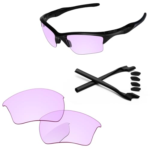 Image of Replacement Lenses & Rubber Kits for Oakley Half Jacket 2.0 XL OO9154 62mm - Precise Fit, UV Block, Impact Resistant
