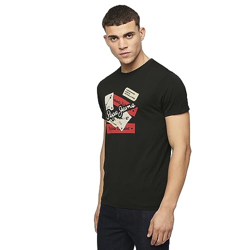Image of Pepe Jeans Men Cotton Regular Fit T-Shirt