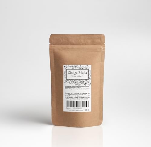 Quality Food. Infusiones a Granel de Ginkgo Biloba. Remedio Natural. (80 gr)