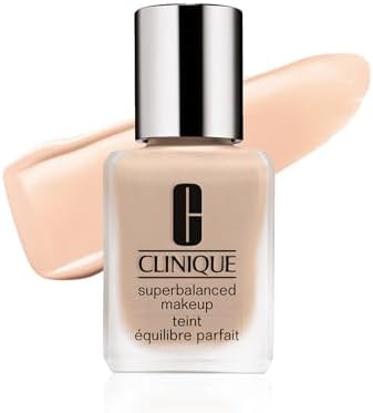 Clinique Superbalanced Oil Free Liquid Foundation Makeup For Dry to Oily Skin Types | Hydrating + Moisturizing | Moderate Coverage + Natural Finish