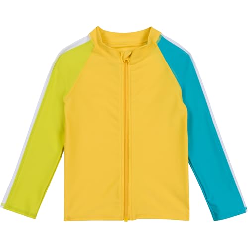 Image of SwimZip UPF 50+ Long Sleeve Rash Guard for Boys' and Girls' - Baby, Toddler, Kids