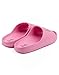 Barbie Womens Sliders | Ladies Pink Moulded Ridge Bottom Sandals | Fashion Doll Beachwear Summer Shoes | Slip-on Footwear