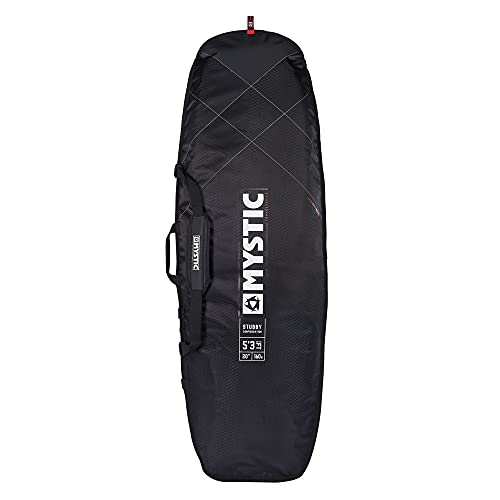 Mystic Watersports - Surf Kitesurf & Windsurfing Majestic Stubby Kite Board Bag 5';6 Black - poliéster 600D Recubierto de PVC