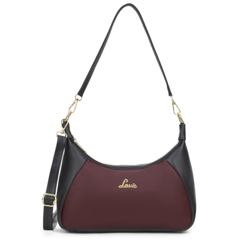 Image of Lavie Women's Colorblock Leona Horizontal Hobo Bag | Hobo Handbag for Work | Ladies Purse | Stylish Shoulder Bag | Gift For Women