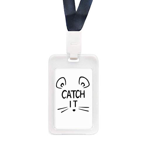 Étui de protection transparent pour carte d'identité Catch IT rigide motif