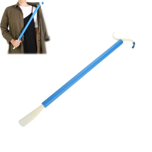 2 in 1 Shoe Horn and Dressing Aid, Mobility Disability Dressing Aid Easy Put On Off Handle Stick Shoe Horn