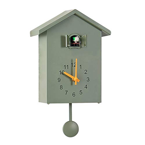 Rulbelok Bird Cuckoo Design Quartz Wall Clock Timer Wall Clock for Home Office Decoration Modern Cuckoo Clock