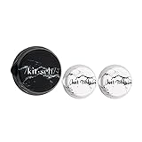 Kitsch Reusable Travel Jars for Creams - Silicon Travel Containers, Shampoo & Lotions | Stylish Travel Containers for Toiletries | Leak Proof | TSA Approved | Dishwasher Safe, 3pc, Marble