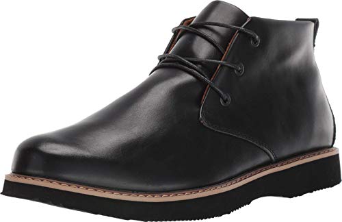 Deer Stags Walkmaster Chukka 1 Black Leather Boot 9.5 W US