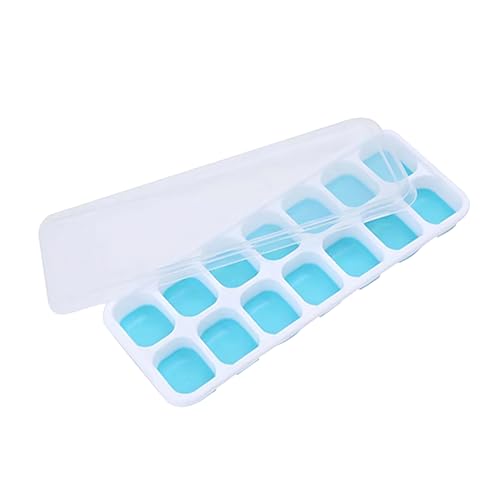 Molde para cubitos de silicona con tapa, 14 cavidades miniatura 2