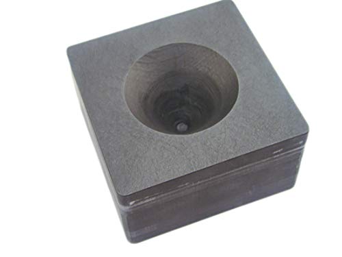 High Density Graphite Mini Conical Mold- Assy Gold Silver Black Sand Cone- Smelting with Flux-High Density-Kiln-Furnace