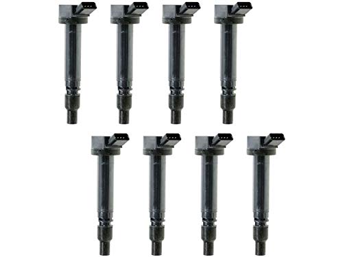Ignition Coil - Set of 8 - Compatible with 2007-2010 Toyota Tundra 5.7L V8
