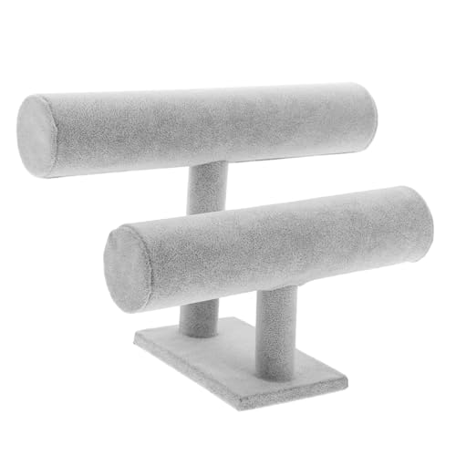 Ipetboom 1pc Headband Jewelry Shelf Stand Shape Bracelet Holder Display Rack for Watch Bracelet Display Rack Jewelry Display Rack 2-layer Display Rack Watch Holders