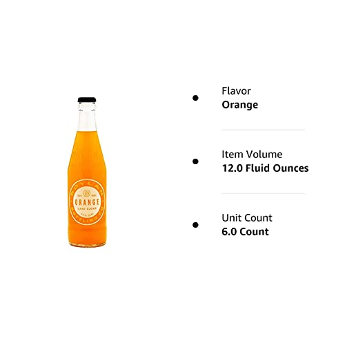 Boylan Bottling Pure Cane Sugar Soda Pop, Orange, 12 Oz Glass Bottles (Pack Of 6) #TOP1
