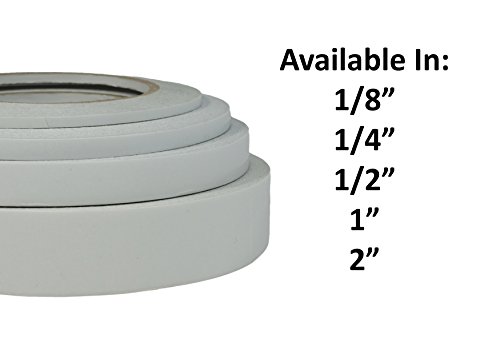 Aj Sign World Best 1" Ultra-Thin Permanent Double-Sided Tape For Arts, Crafts, Photography, Scrapbooking, Tear-By-Hand, Paper Backing (1-Inch By 164-Feet/55 Yards) #TOP3