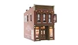 Woodland Scenics BR5850 O Scale Sully's Tavern Built & Ready Lighted