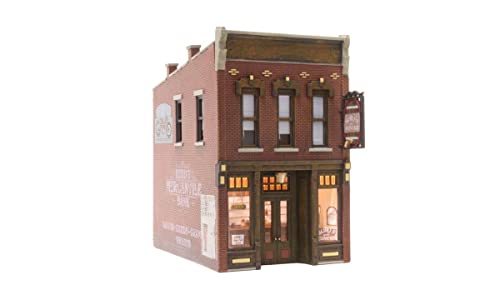 Woodland Scenics BR5850 O Scale Sully's Tavern Built & Ready Lighted