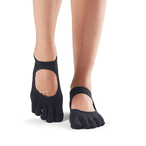 toesox Bellarina Full Toe Multi Pack - Grip Non-Slip Toe Socks for Pilates, Barre, Yoga, Ballet