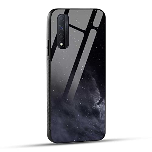 Image of NDCOM for Realme Narzo 30 Back Cover Stars in The Dark Printed Metal Case