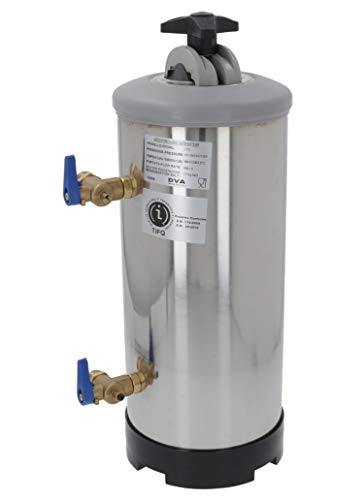 12 Litre DVA Water Softener Manual Salt Regeneration Type for Commercial Dishwasher GLASSWASHER Coffee Machines ETC.