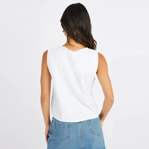 Tsultryofs Women's Vintage Bow Tie Front Vest Sleeveless Deep V Neck Tank Tops Y2K Summer Streetwear3