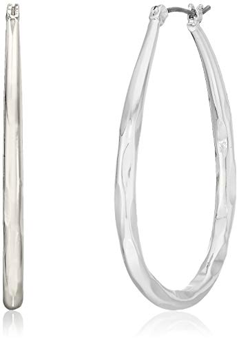 Image of Nine West Women's Hoop Earrings, Classic Fashion Jewelry Accessories for Everyday Wear, Lightweight Statement Earrings for Casual, Office, and Evening Looks