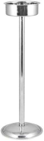 bar@drinkstuff Pipe Wine Bucket Stand Champagne Bucket Stand, Stainless Steel Wine Bucket Stand