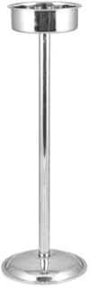 bar@drinkstuff Pipe Wine Bucket Stand Champagne Bucket Stand, Stainless Steel Wine Bucket Stand