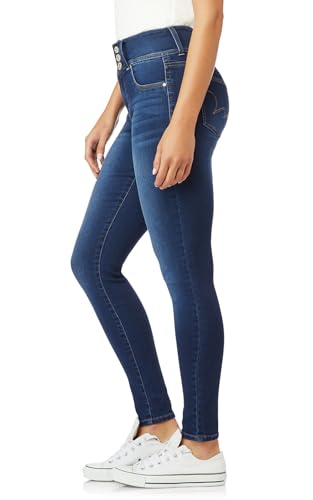 WallFlower Women's Sassy Skinny High-Rise Insta Soft Juniors Jeans (Standard and Plus), Riverton, 5 Short — view 3