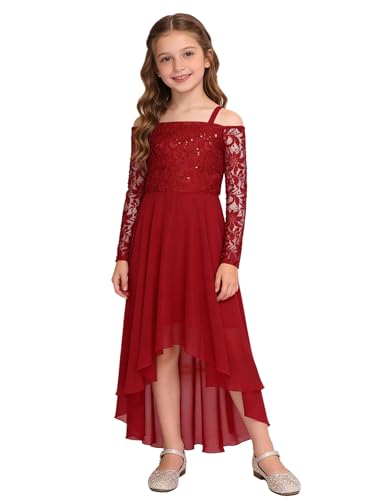 Robe trapèze chiffon de bal pour fillettes garantissant confort et aisance