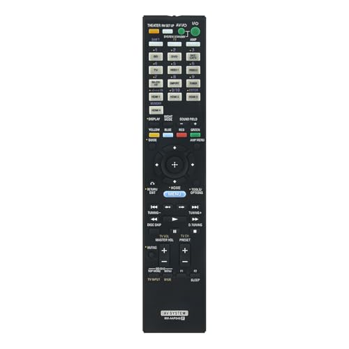 RM-AAP049 Replacement Remote Control Compatible for Sony Multi Channel AV Receiver STR DH810 STR-DH810 STRDH810 7.1 Channel Home Theater Audio Video A/V Receivers Stereo System