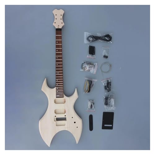 Unfinished Guitar Body Neck Body Unfinished Hollow Electric Guitar Kit