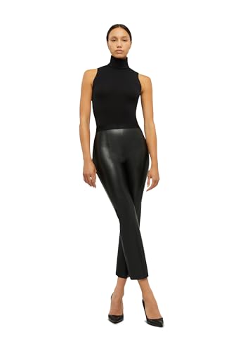 Pantalon Jenna Wolford pour femme en maille premium noire