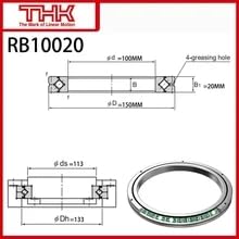 New THK Cross Roller Ring Inner Ring Rotation RB 10020 RB10020 RB10020UUCC0 RB10020UUC0